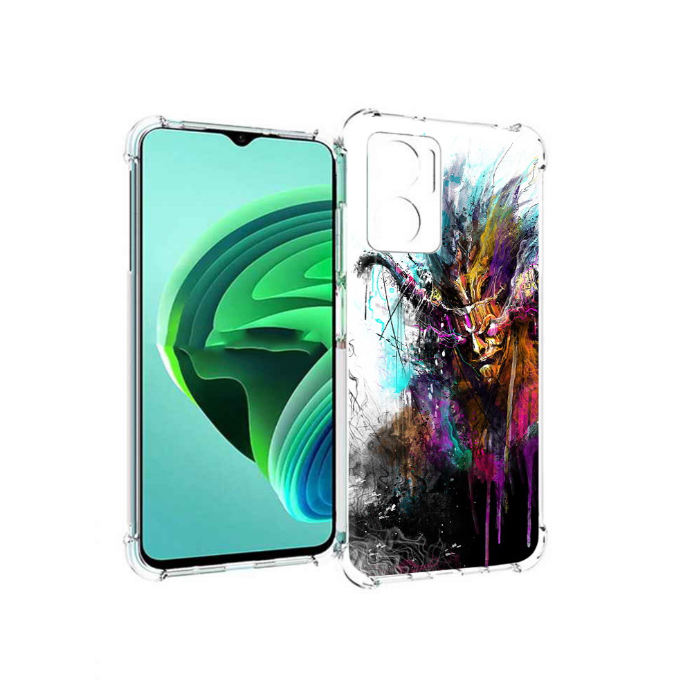 Чехол MyPads яркий дьявол для Xiaomi Redmi Note 11E 5G/Redmi 11 Prime 5G/Redmi 10 5G