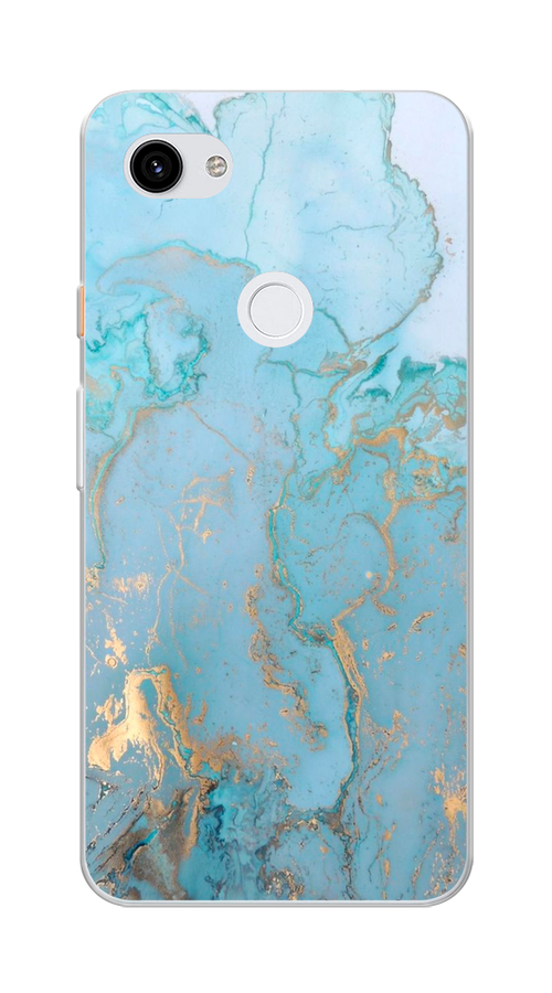

Чехол Awog на Google Pixel 3A XL "Голубой мрамор рисунок", Разноцветный, 270450-3