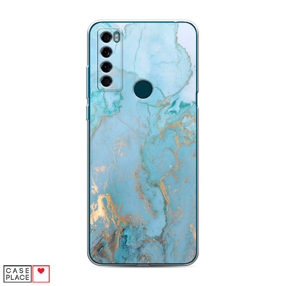 

Чехол Awog на TCL 20 SE "Голубой мрамор рисунок", Разноцветный, 290350-3