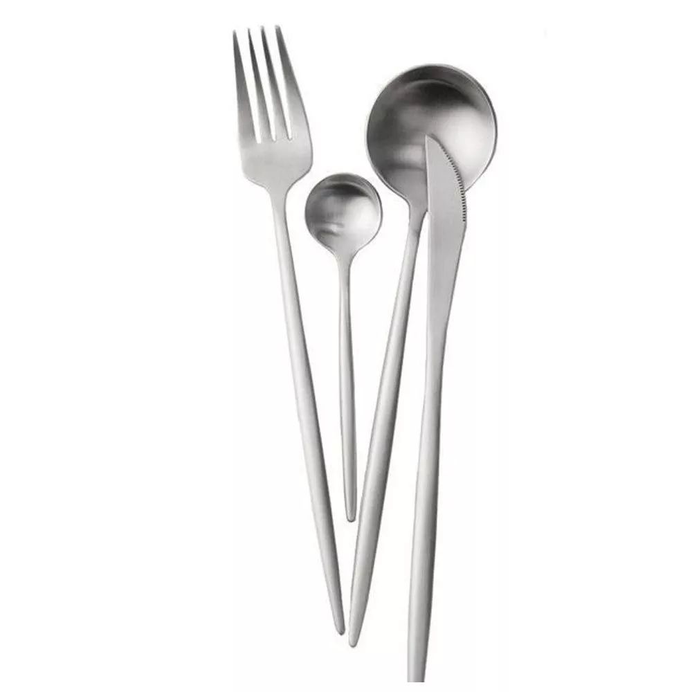 Набор столовых приборов Xiaomi Maison Maxx Stainless Steel Modern Flatware Set Silver