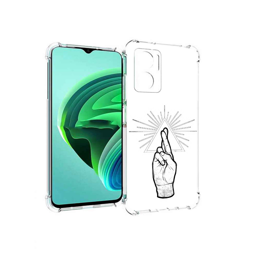 

Чехол MyPads черно белая рука для Xiaomi Redmi Note 11E 5G/Redmi 11 Prime 5G, Прозрачный, Tocco