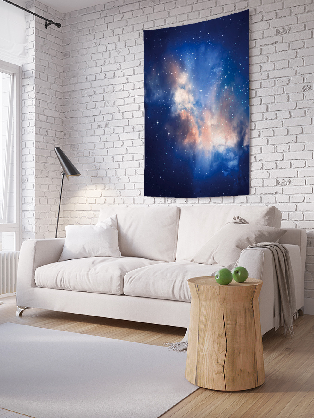 

Вертикальное фотопанно на стену JoyArty Облачный космос 100x150 см, Облачный космос