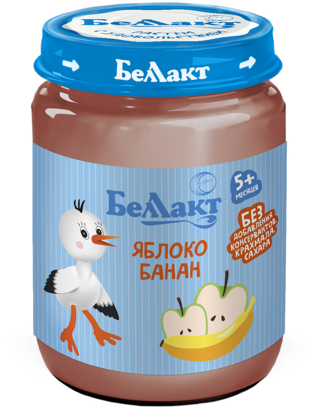 

Пюре детское Беллакт яблоко банан 170 г