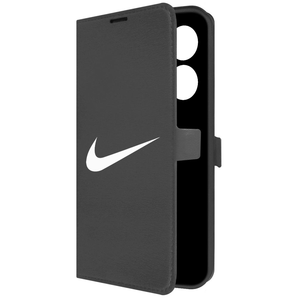 

Чехол-книжка Krutoff Eco Book для Tecno Camon 20 Nike черный