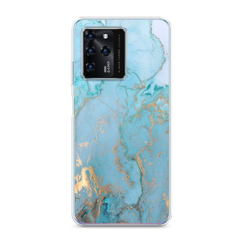 

Чехол Awog на ZTE Blade V30 / ЗТЕ Блэйд V30 "Голубой мрамор рисунок", Разноцветный, 135350-3
