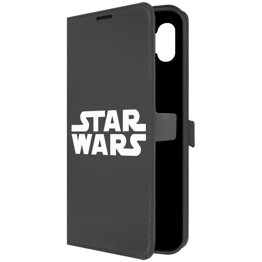 

Чехол-книжка Krutoff Eco Book для Samsung Galaxy M04 (M045) Star Wars (Звездные Войны), Черный