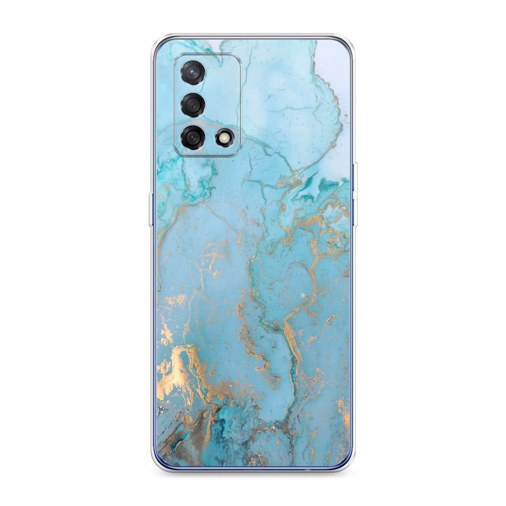 

Чехол Awog на Oppo A74 "Голубой мрамор рисунок", Разноцветный, 256050-3