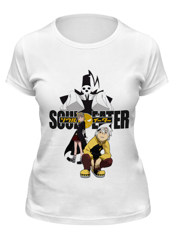 

Футболка женская Printio Soul eater белая L, Белый, Soul eater