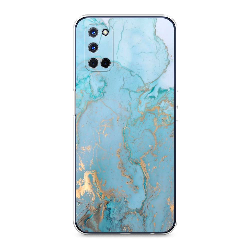 

Чехол Awog на Oppo A52 "Голубой мрамор рисунок", Разноцветный, 253150-3