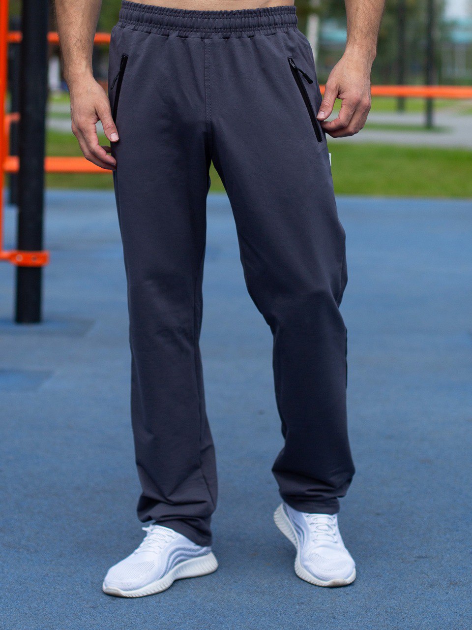 Спортивные брюки мужские CROSSSPORT Бмф-028С серые 54 RU