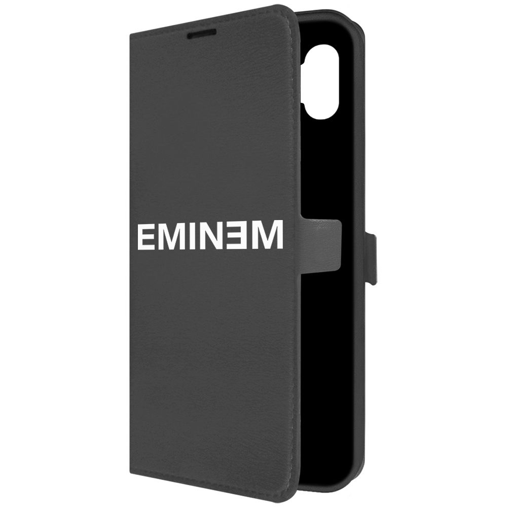 

Чехол-книжка Krutoff Eco Book для Samsung Galaxy M04 (M045) Eminem (Эминем) (черный)