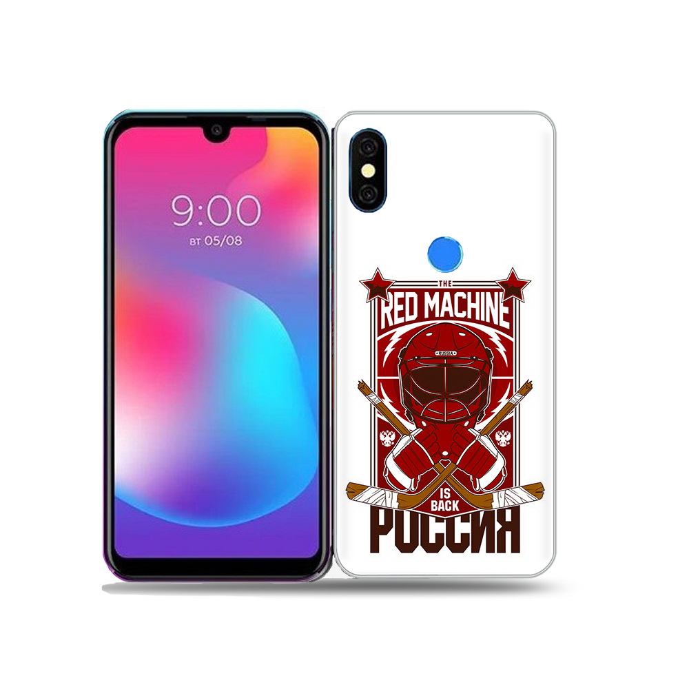 

Чехол MyPads Tocco для BQ 5730L хоккей россия, Прозрачный, Tocco