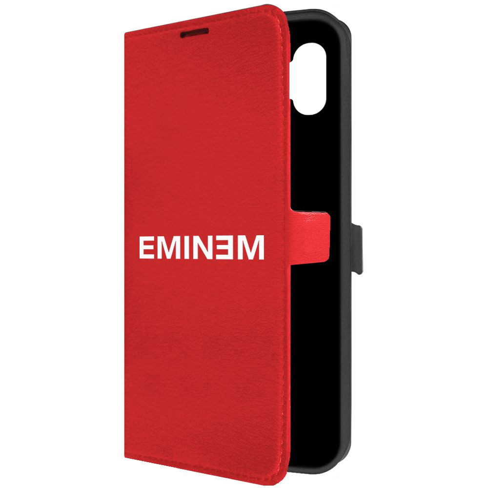 

Чехол-книжка Krutoff Eco Book для Samsung Galaxy M04 Eminem красный