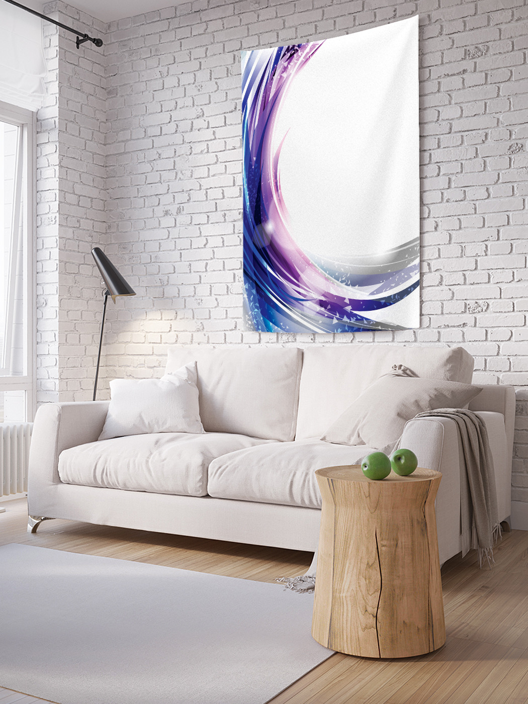 

Вертикальное фотопанно на стену JoyArty Кружение краски 100x150 см, Кружение краски