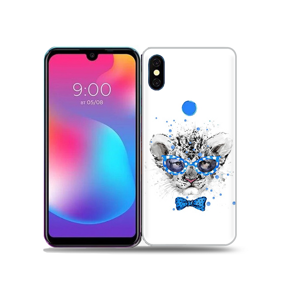 

Чехол MyPads Tocco для BQ 5730L тигренок с бабочкой, Прозрачный, Tocco