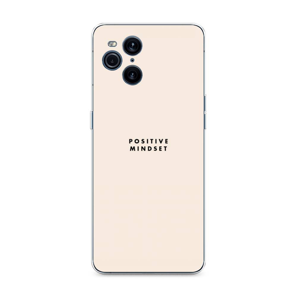 

Силиконовый чехол "Позитивное мышление" на Oppo Find X3 Pro, 255750-7