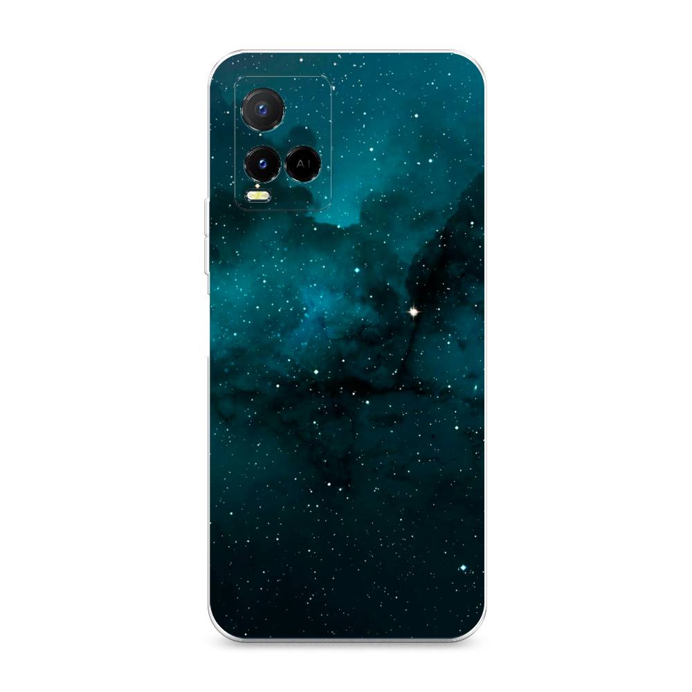 

Чехол на Vivo Y21e "Синий космос", 266350-2
