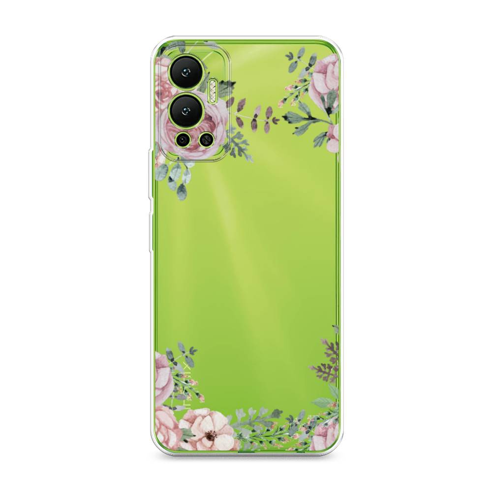 

Чехол Awog на Infinix Hot 12 "Нежные розы акварель", Разноцветный, 3101350-8