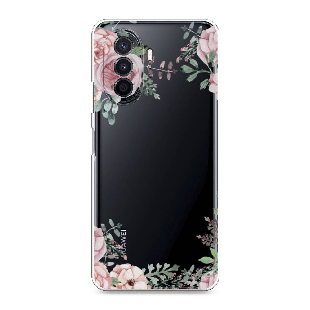 

Чехол Awog на Huawei Nova Y70 "Нежные розы акварель", Разноцветный, 6109150-8