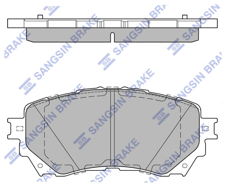 

Тормозные колодки Sangsin brake передние gp1728