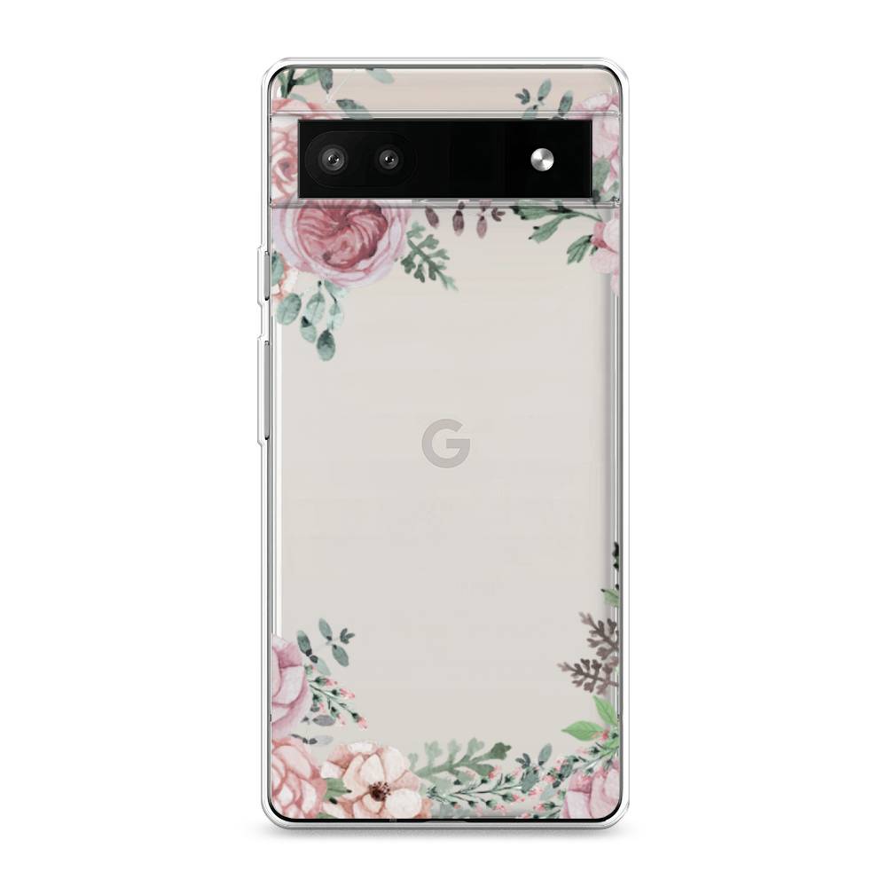 

Чехол Awog на Google Pixel 6A "Нежные розы акварель", Разноцветный, 271150-8