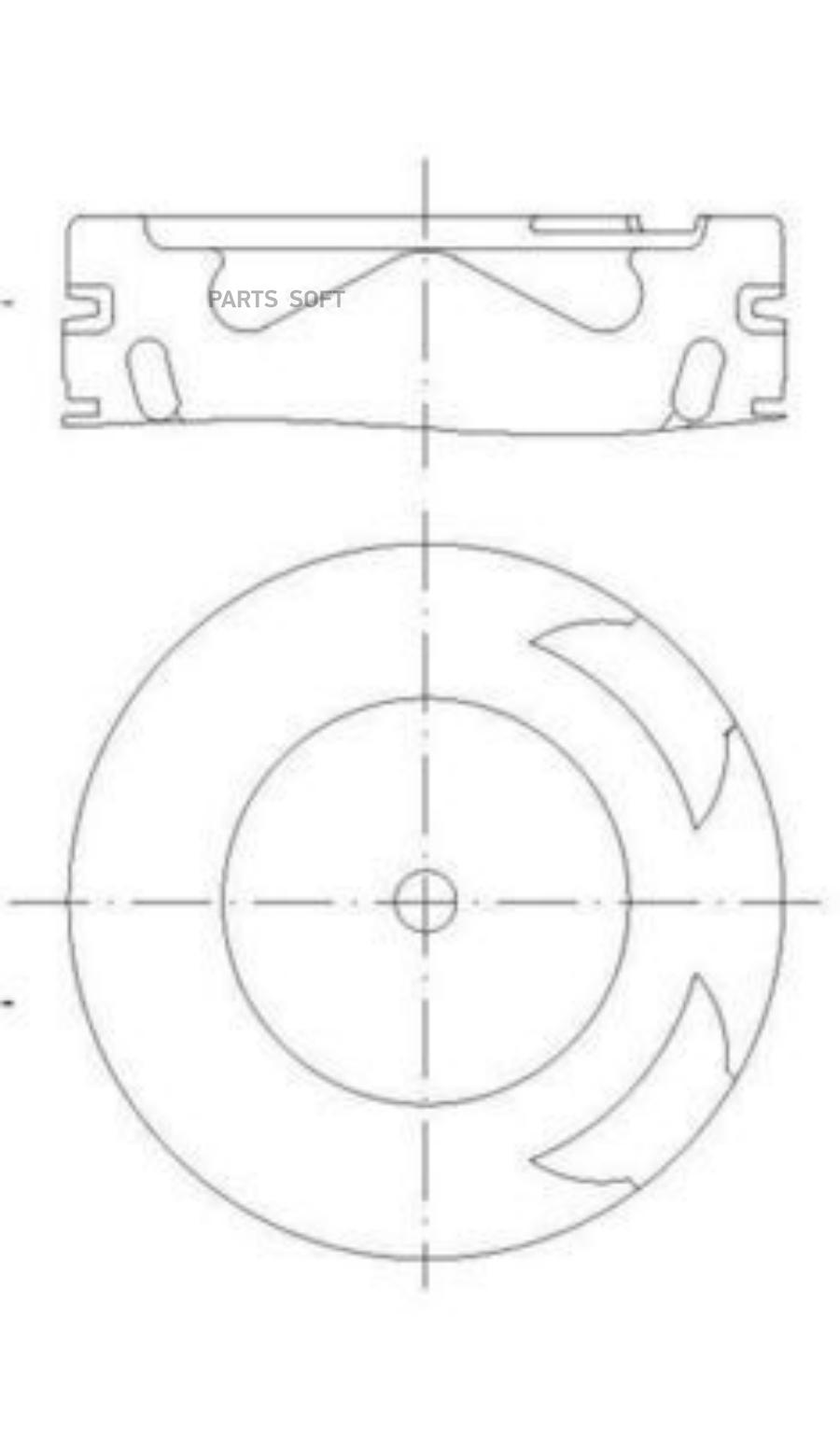 

Поршень R4/6 d110\ MB ATEGO OM936 Mercedes-Benz 0011529010