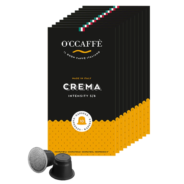 Кофе в капсулах O'CCAFFE Crema для системы Nespresso, 100 шт