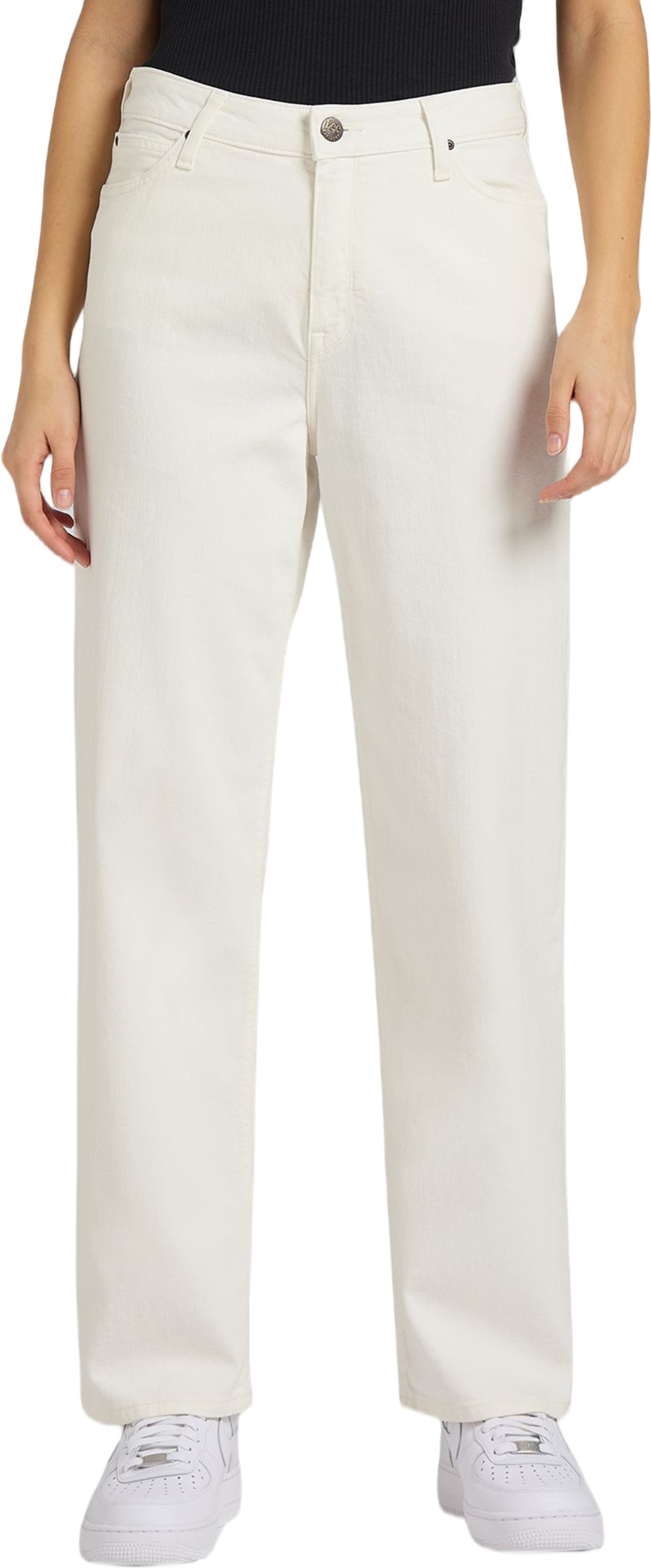 

Джинсы женские Lee Women Wide Leg Long Jeans белые 31/31, Белый, Women Wide Leg Long Jeans