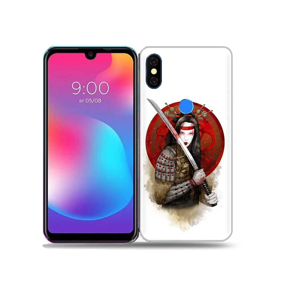

Чехол MyPads Tocco для BQ 5730L рисованная девушка с катаной, Прозрачный, Tocco