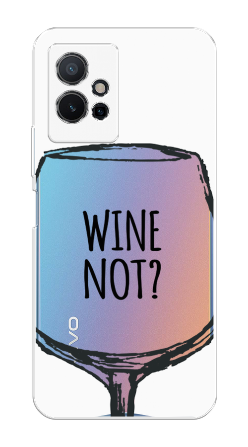

Чехол на Vivo Y75 5G "Wine not white", Белый, 266250-6