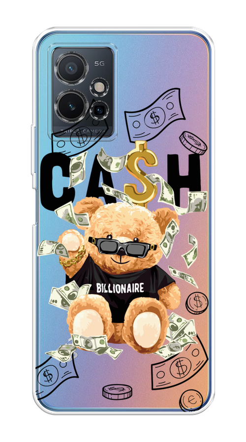 

Чехол на Vivo Y75 5G "Big cash", Черный;серый;бежевый, 266250-6