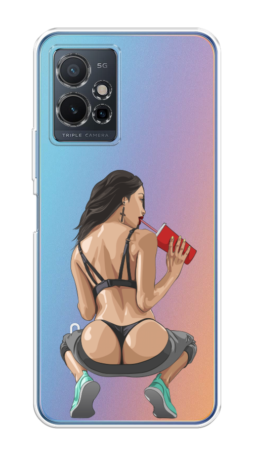 

Чехол на Vivo Y75 5G "Сочные булочки", Бежевый;красный;черный, 266250-6