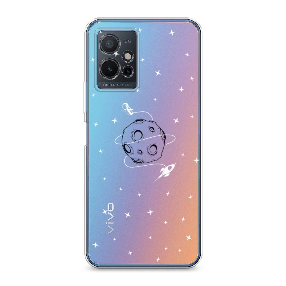 фото Чехол на vivo y75 5g "полет вокруг луны" case place