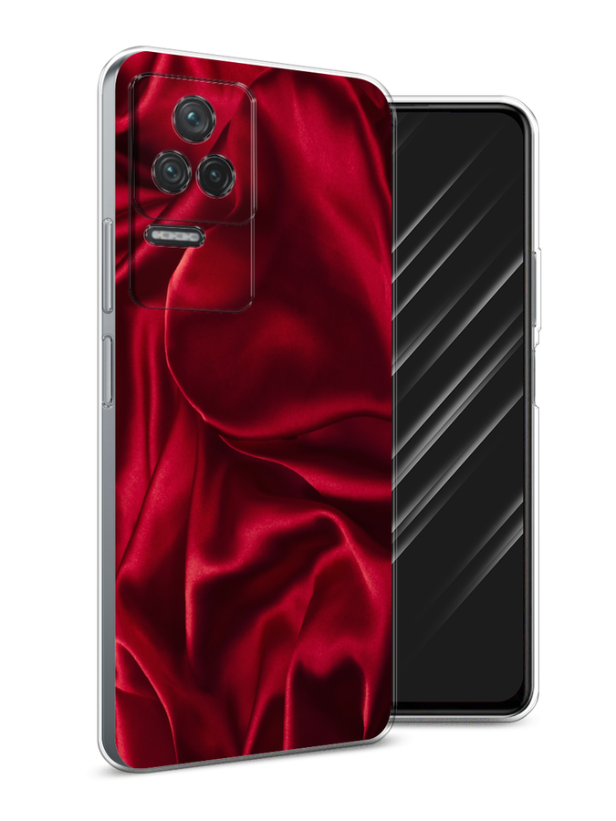 

Чехол Awog на Poco F4/Redmi K40S "Текстура красный шелк", Разноцветный, 314650-3