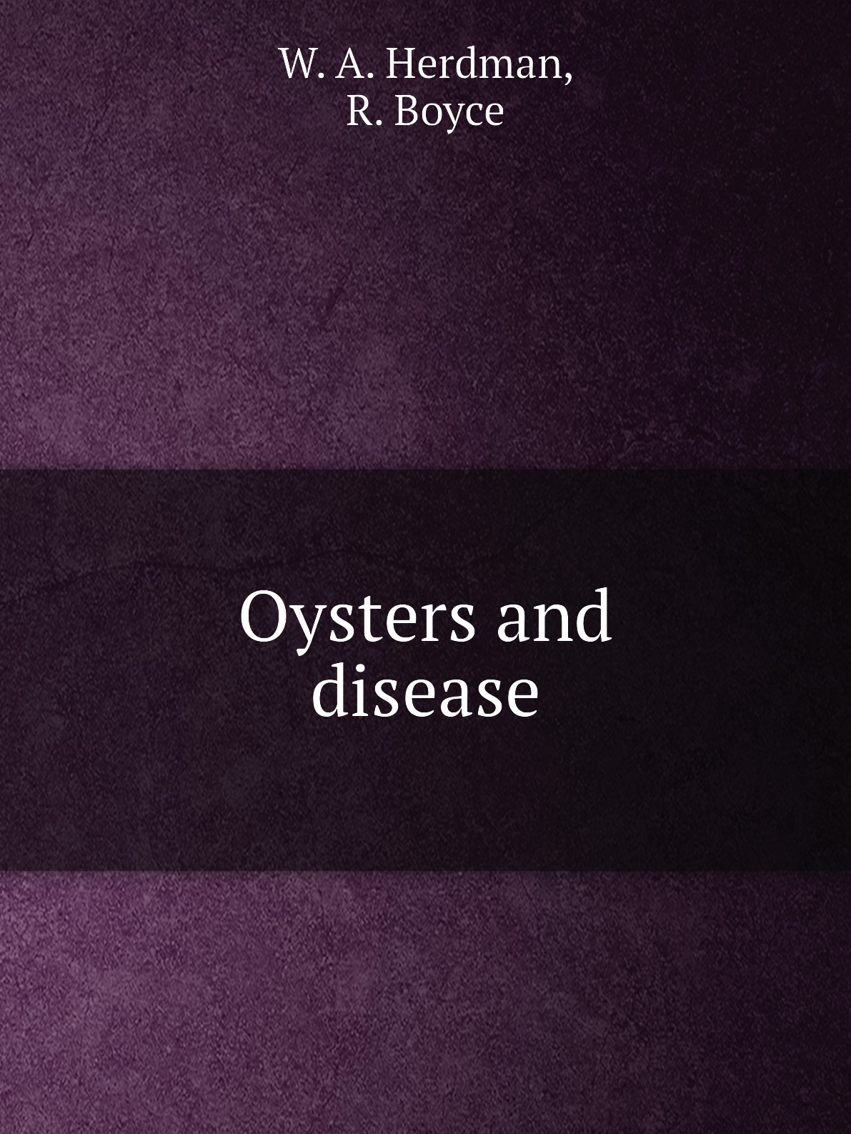 

Oysters and disease