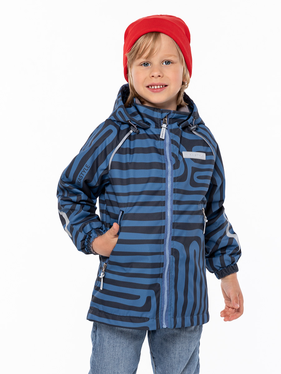 

Ветровка детская NIKASTYLE 4л1324, джинс, 110, Синий, 4л1324