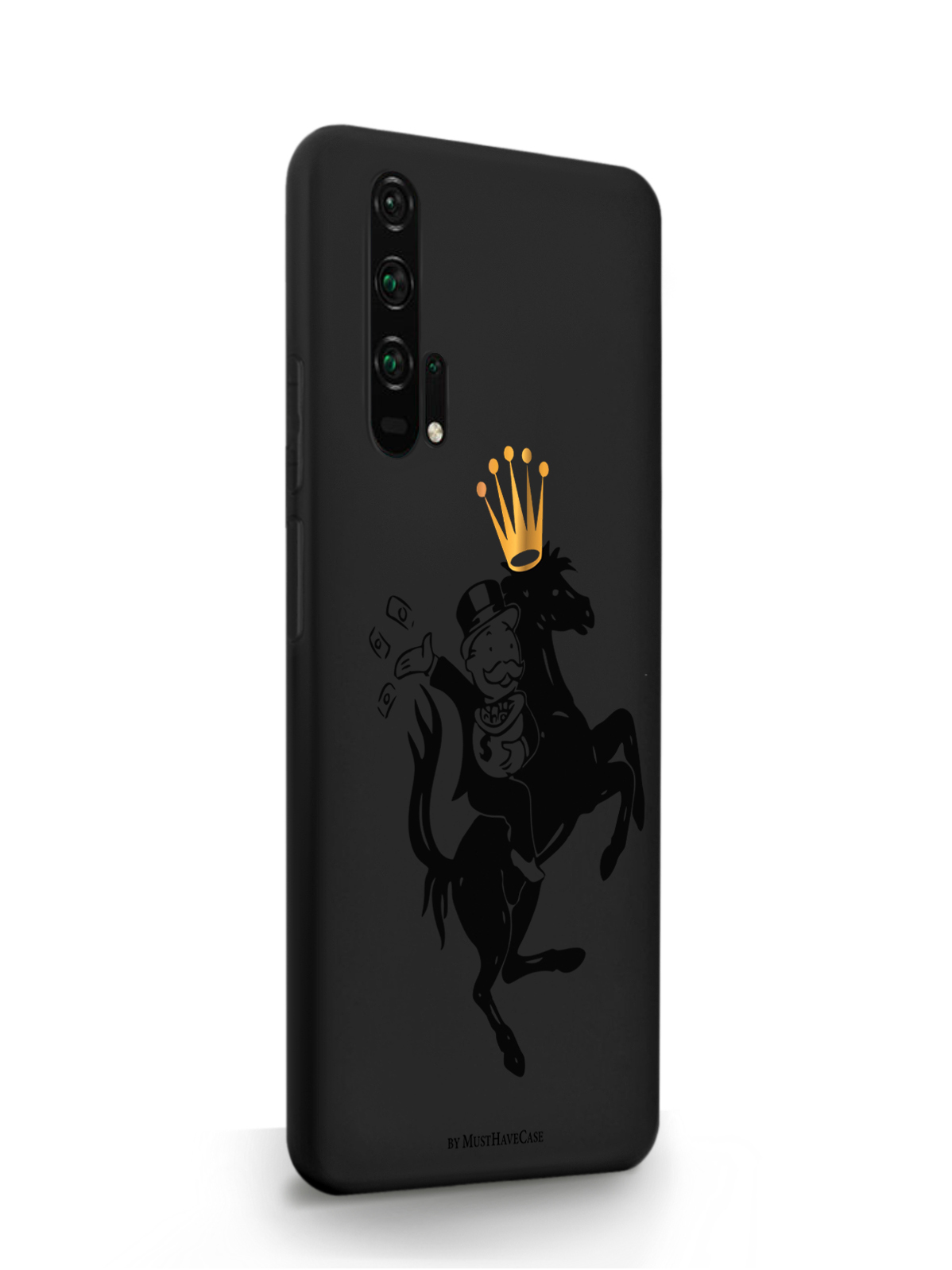 

Чехол MustHaveCase HONOR 20 Monopoly на коне черный, Золотистый;черный, HONOR 20 Monopoly на коне
