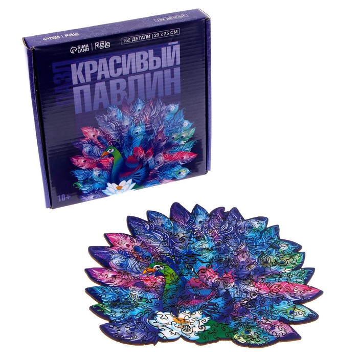 

Пазл Красивый павлин