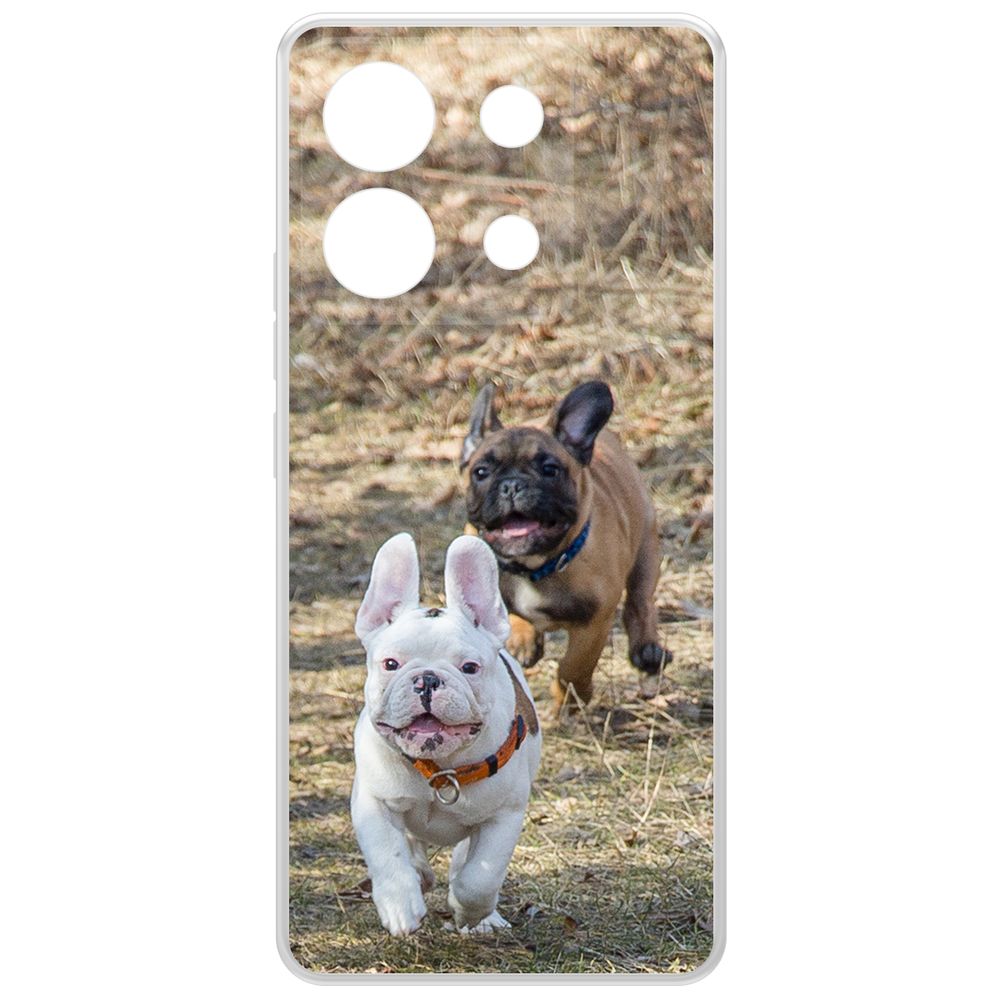 

Чехол-накладка Krutoff Clear Case Догонялки для Xiaomi Redmi Note 13 Pro 5G, Прозрачный