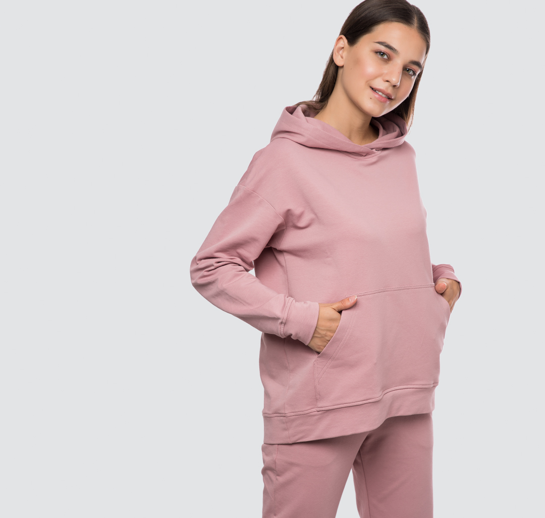 

Худи женское Marmalato 1019-032 розовое L, 1019-032