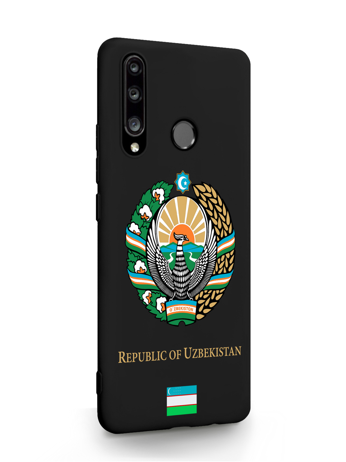 

Чехол SignumCase HONOR 10i Герб Узбекистана черный, Разноцветный, HONOR 10i Герб Узбекистана