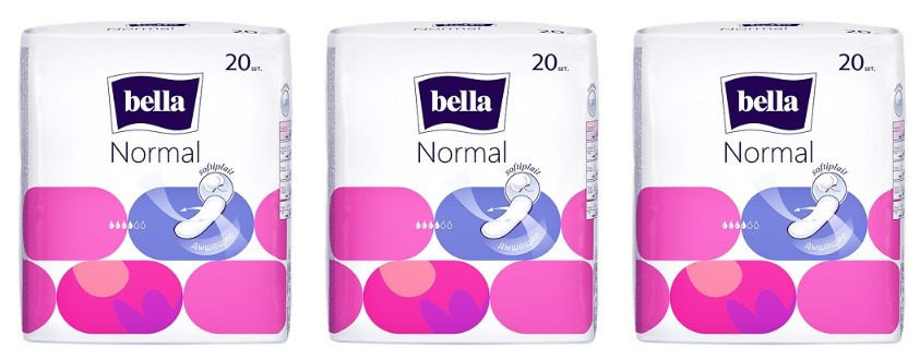 Прокладки гигиенические Bella normal 20шт/уп 3 уп прокладки bella гигиенические normal softiplait air 10шт 3 уп