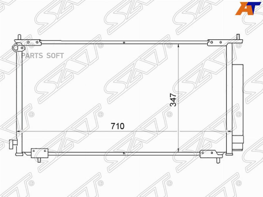 

Радиатор Кондиционера Honda Cr-V 01-06 Sat арт. ST-HD66-394-0