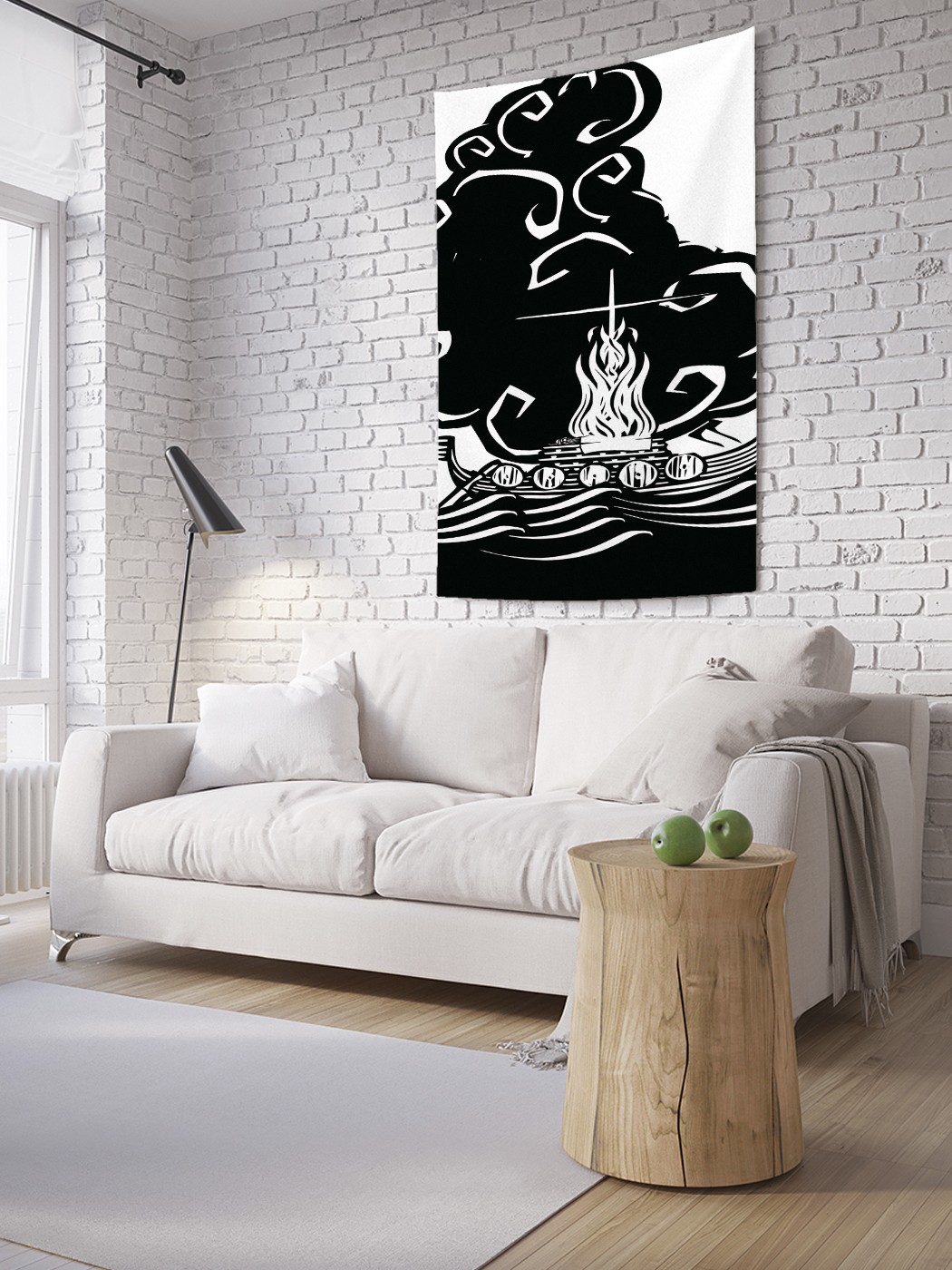 

Вертикальное фотопанно на стену JoyArty Судно викингов 150x200 см, Судно викингов
