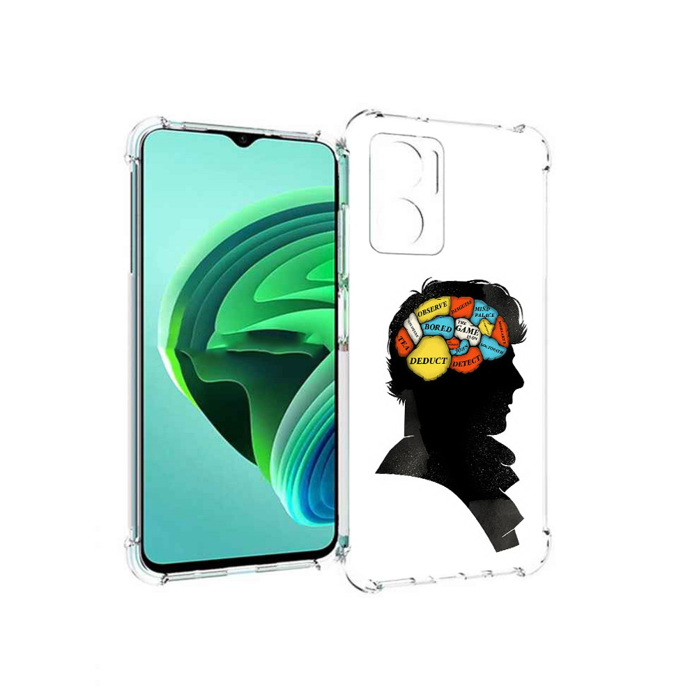 

Чехол MyPads темный рисунок для Xiaomi Redmi Note 11E 5G/Redmi 11 Prime 5G/Redmi 10 5G, Прозрачный, Tocco