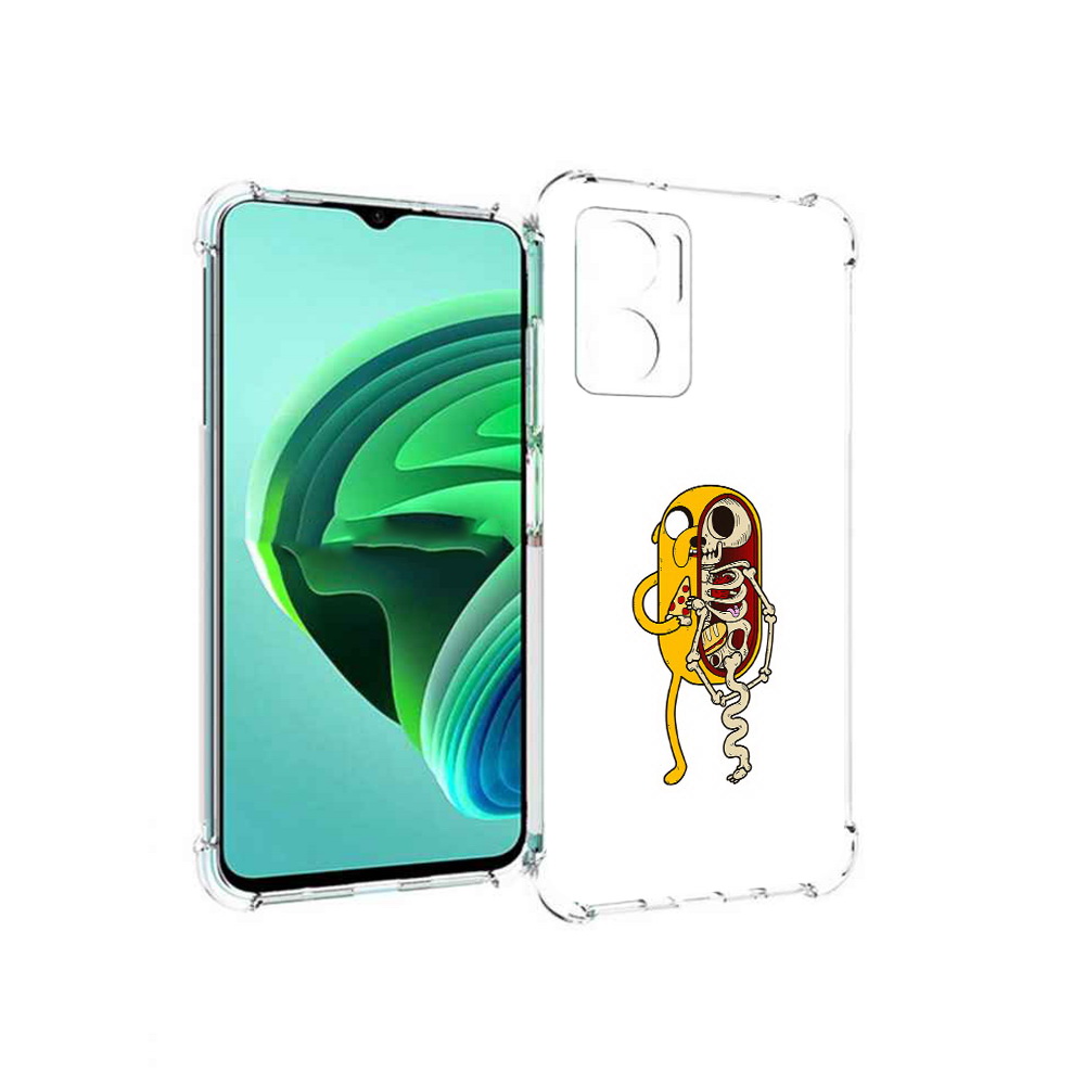 Чехол MyPads Джейк скелет для Xiaomi Redmi Note 11E 5G/Redmi 11 Prime 5G/Redmi 10 5G