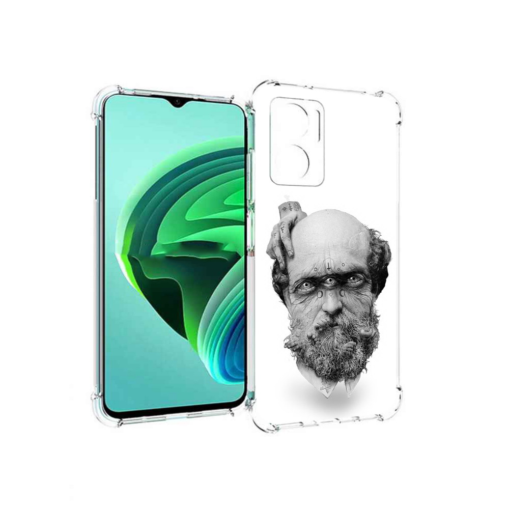 

Чехол MyPads страшный бородатый мужчина абстракция для Xiaomi Redmi Note 11E 5G, Прозрачный, Tocco