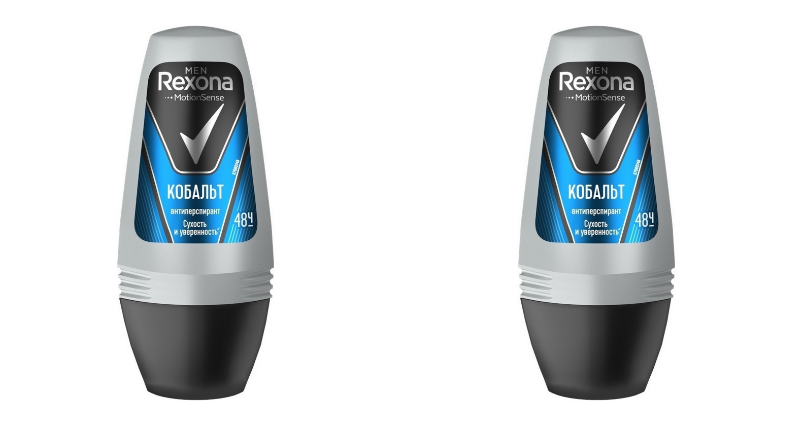 

Дезодорант Rexona cobalt мужской 50мл 2шт, 50096732