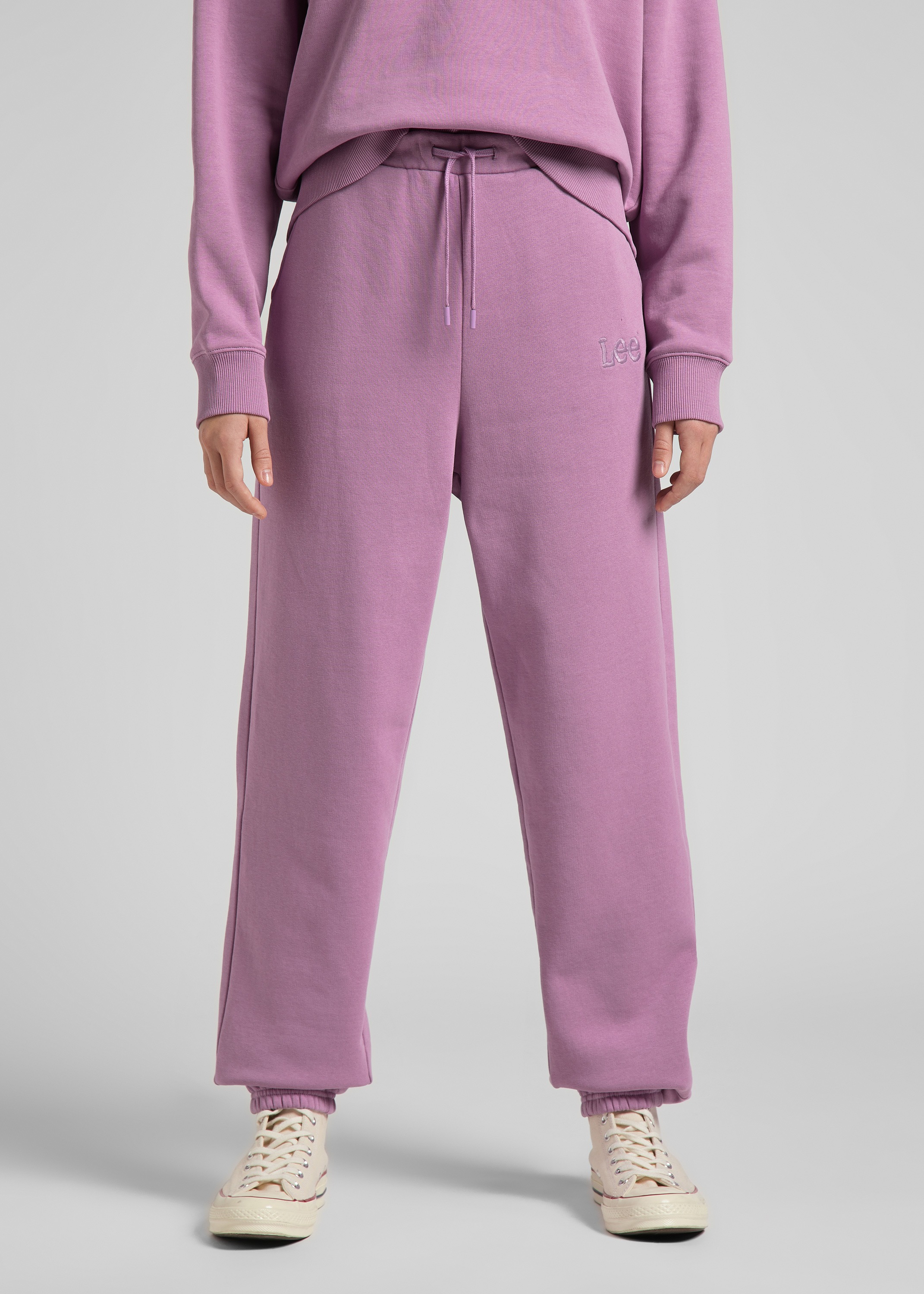 фото Спортивные брюки женские lee relaxed sweatpants розовые xs