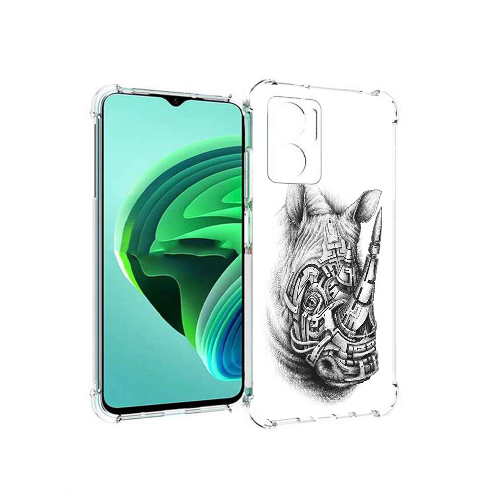 

Чехол MyPads стальной носорог для Xiaomi Redmi Note 11E 5G/Redmi 11 Prime 5G, Прозрачный, Tocco